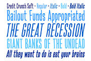 Credit Crunch - ultra tall pen font, a Handwritten Font by Comicraft Fonts (Thumbnail 2 of 5)