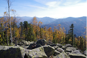 Majestic mountain landscape with, a Nature Photo by Stockphoto by vzwer