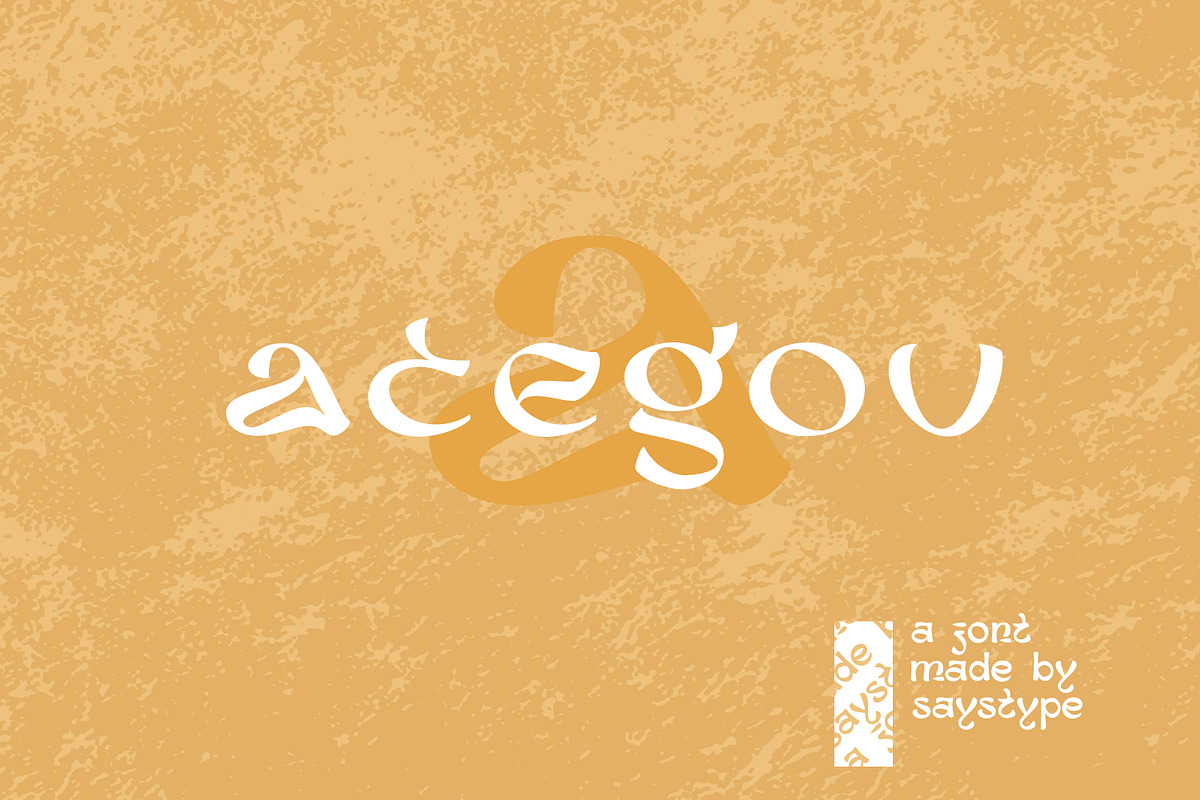 Says Display Maytens Typeface, a Sans Serif Font by Saystype (Photo 5 of 6)