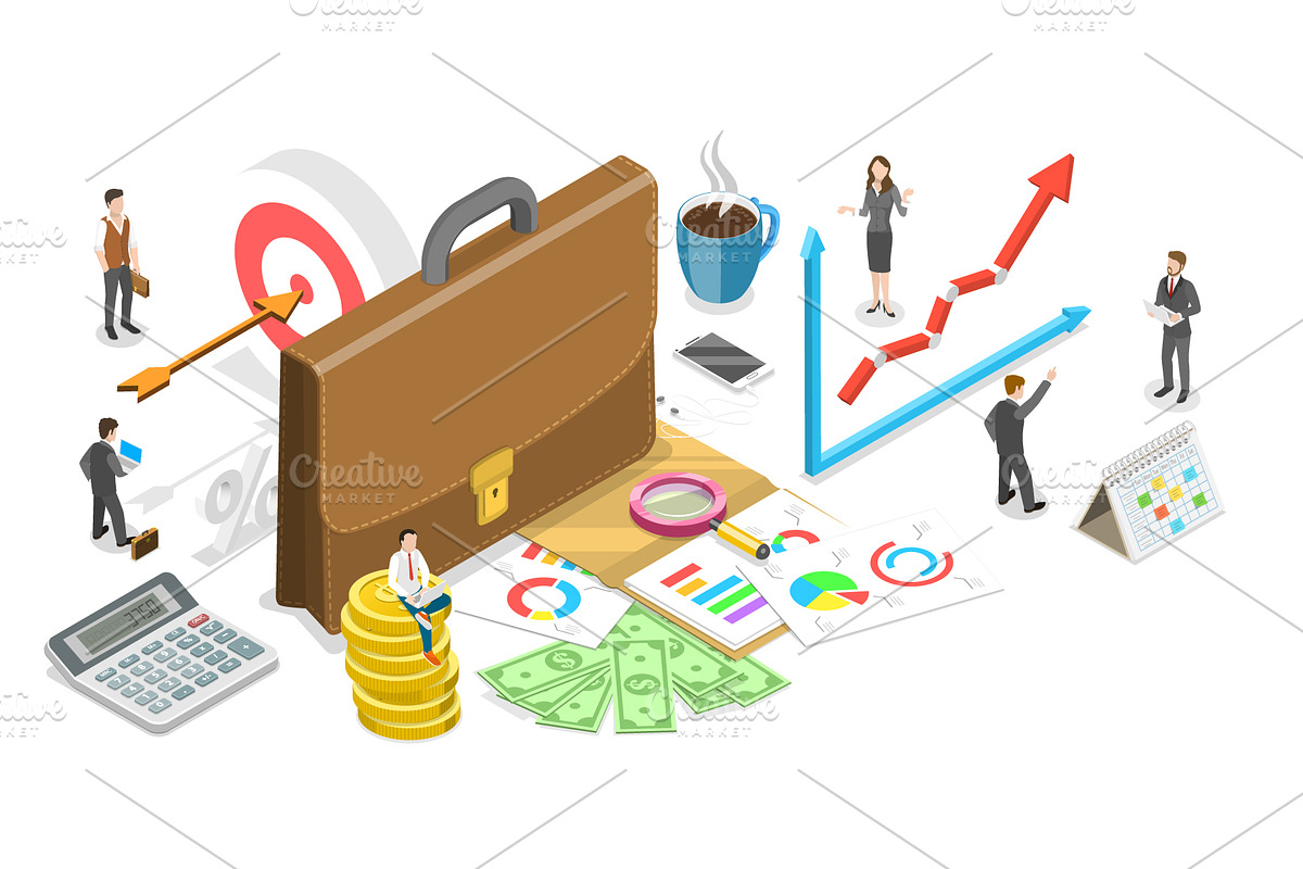 Financial Investments Set 01, a Finance Illustration by AndriiStore (Photo 8 of 11)