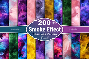 Smoke Effect Seamless Pattern, a Pattern Graphic by Forhadx5