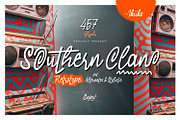 Southern Clan - Retro Type, a Script Font by ikiiko (Thumbnail 1 of 7)