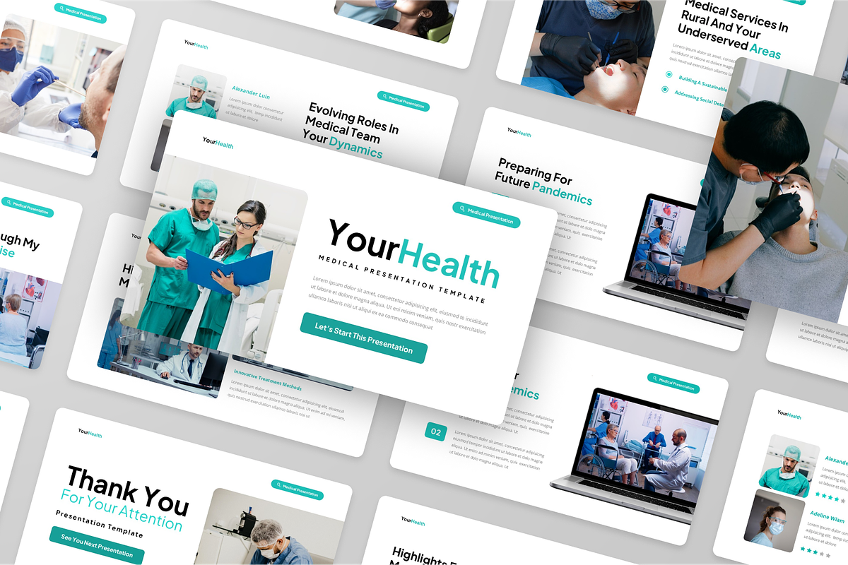 Modern Medical Keynote, a Presentation Template by Annora Studio (Photo 5 of 5)