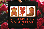 Faux Yarn Crochet Howdy Valentine, an Illustration by Black Bird Studio (Thumbnail 3 of 8)
