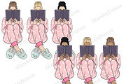 My Weekend Clipart | Girls Planner, a Person Illustration by GlamArtZhanna (Thumbnail 3 of 4)