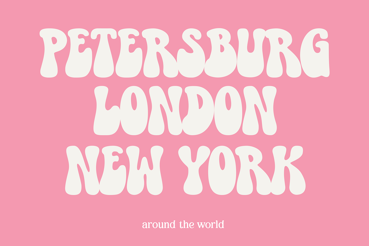 Magic Mess Font - Groovy Font, a Sans Serif Font by ariodsgn (Photo 7 of 8)