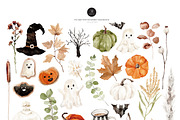 Watercolor Clipart - COZY Halloween, a Decorative Illustration by Beigetime (Thumbnail 3 of 19)
