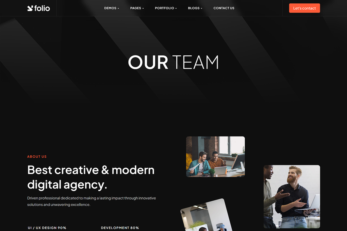 Creative Portfolio & Digital Agency, a WordPress Template by Design Spade (Photo 5 of 10)
