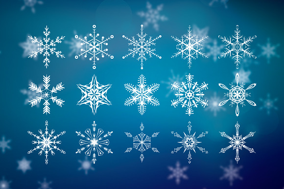 Snow Flakes | Vector preview 2