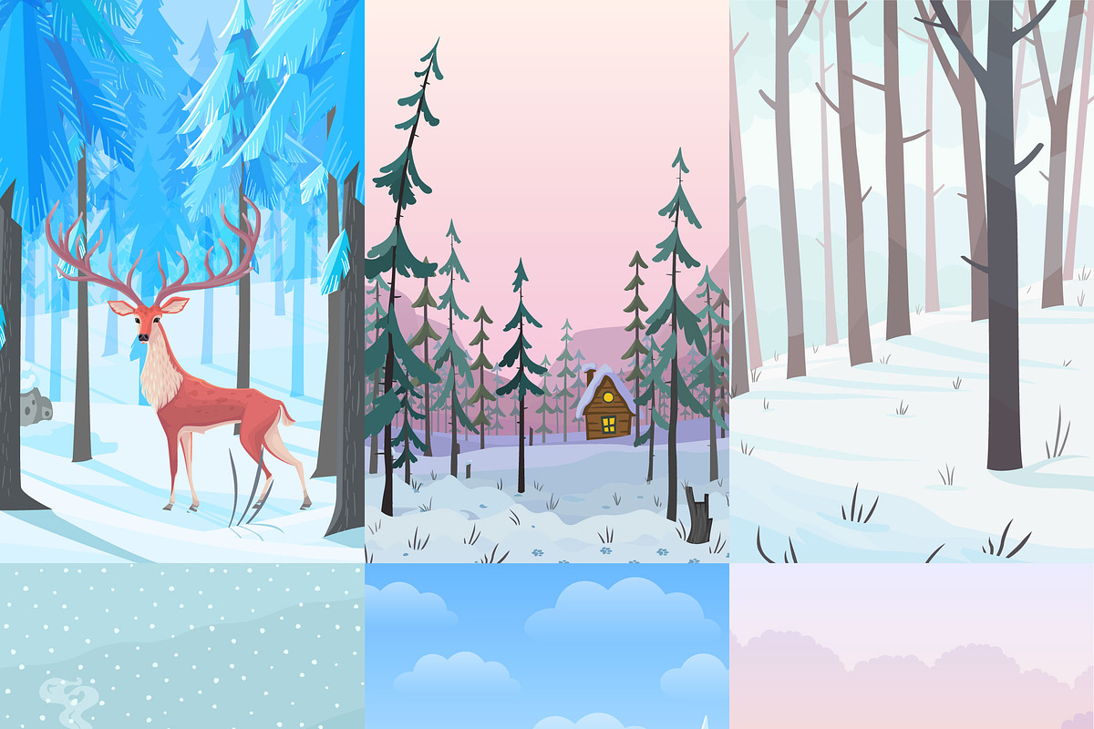 Vector winterland collection, an Animal Illustration by SHMEL_Studio (Photo 8 of 10)