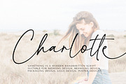 Sharlotte - Chic Calligraphy, a Script Font by MJB Letters (Thumbnail 5 of 10)