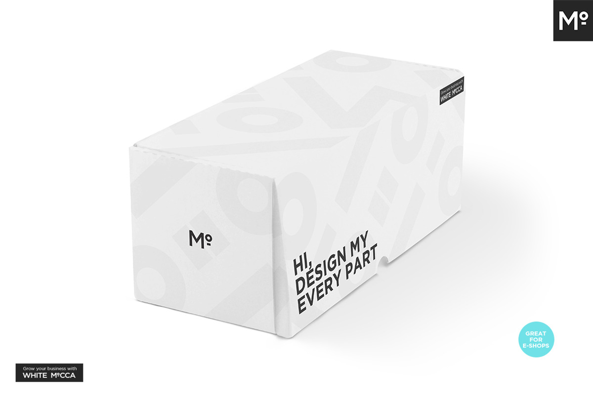 Mailing Box Mock-up, a Packaging Mockup by BlackMocca (Photo 6 of 18)