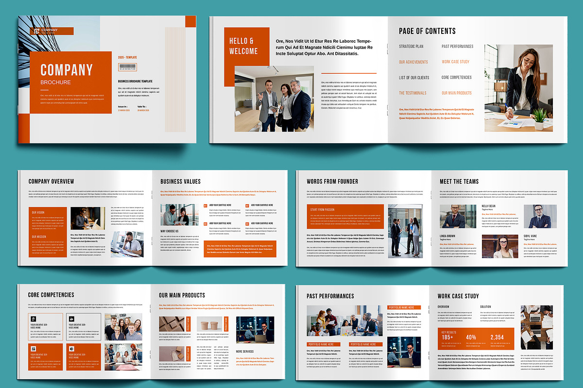 Company Brochure Template, a Brochure Template by MightyDesign (Photo 2 of 6)