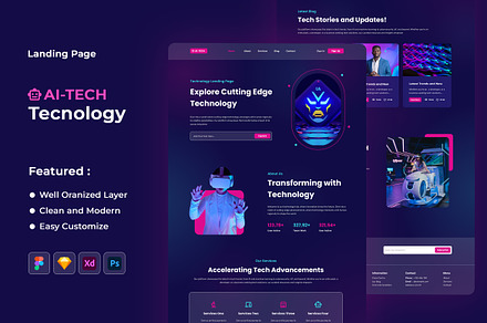 AI-TECH - Technology Landing Page