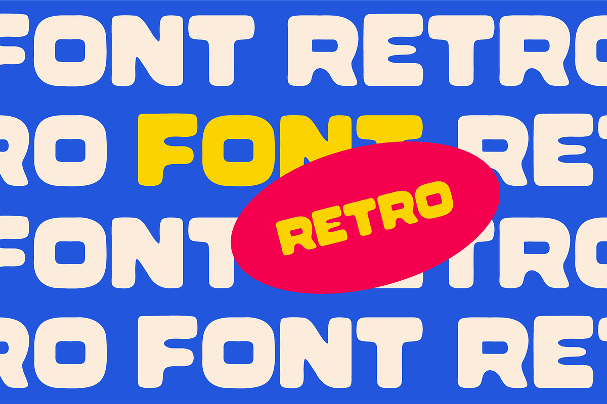 Junoa - Retro Display Font, a Sans Serif Font by HAN (Photo 3 of 10)