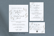 Minimal Wedding Invitation Suite, a Templates & Theme by Elegant_Studio44 (Thumbnail 3 of 4)