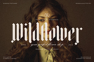 Rymaki - Modern Blackletter Font