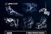 Procreate smoke brushes, a Brush Add-On by Endete & Mazak brushes (Thumbnail 2 of 9)