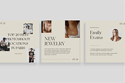 Paris - 35 Instagram Feed Posts, a Social Media Template by TheFisherCreative (Thumbnail 3 of 12)