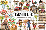 Farmer Life Sublimation Clipart, an Illustration by Designworld (Thumbnail 1 of 6)