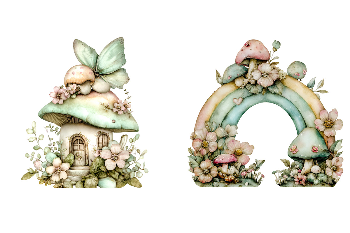 Whimsical Spring Clipart, an Illustration by SinaCreation (Photo 4 of 11)
