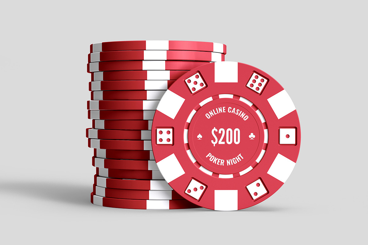 Casino Chips Mockup - 6 views, an Advertising Mockup by Illusiongraphic (Photo 6 of 18)