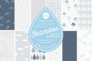 Rain Shower - Patterns, a Pattern Graphic by Shh! Maker Design (Thumbnail 1 of 2)