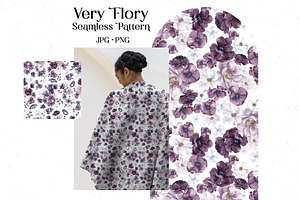 Very Flory. Seamless Pattern