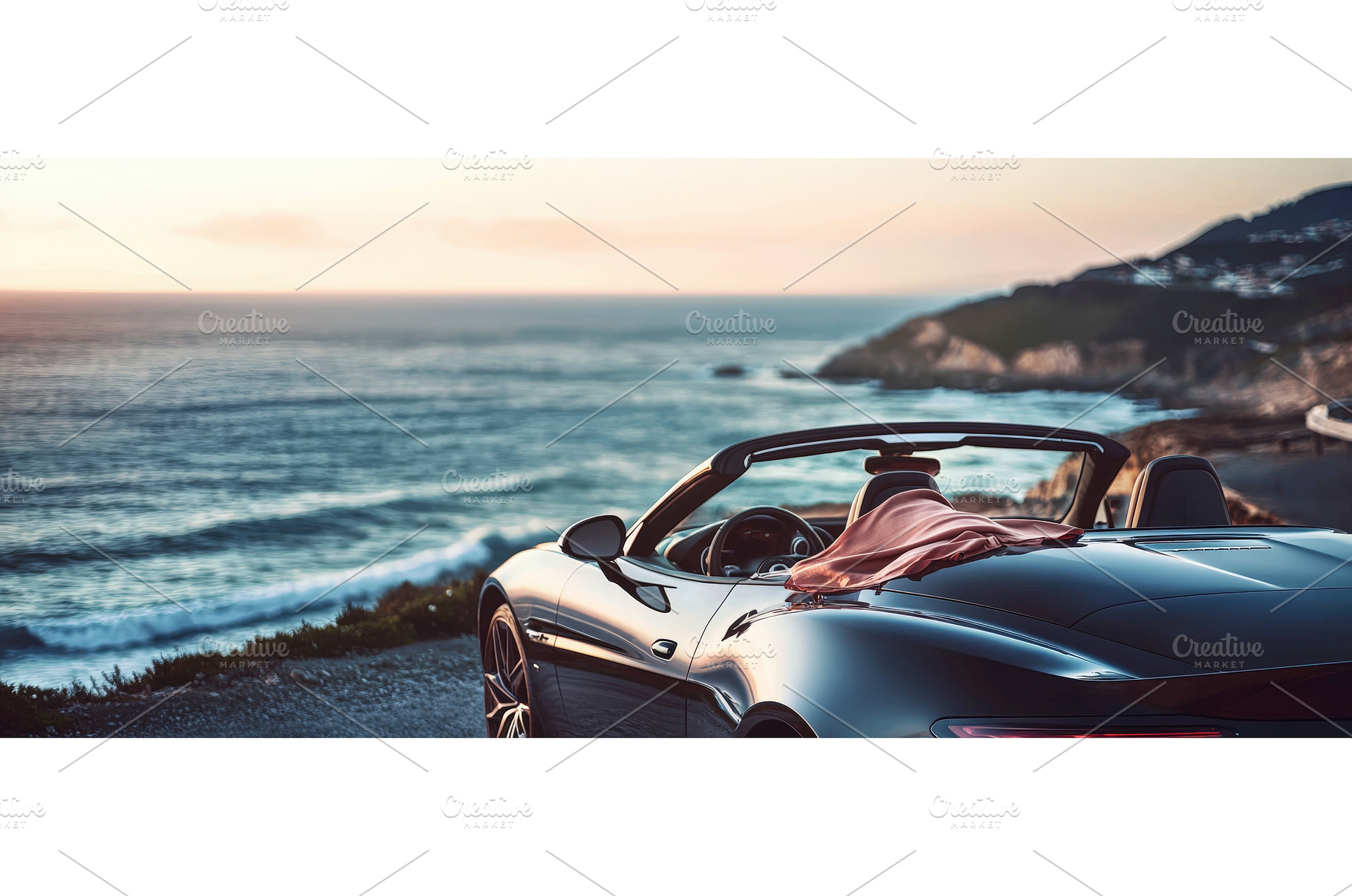 Convertible Road Trip Along the, a Transportation Photo by Rodica Ciorba