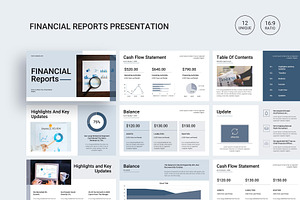 Financial Reports Keynote Template