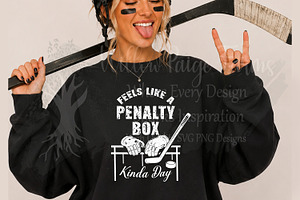 Feels Like a Penalty Box Kinda Day, a Sport Illustration by Willow Paige Farms