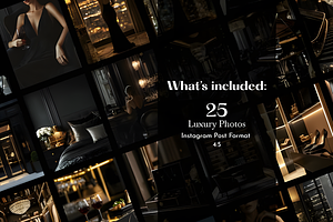 Dark Luxury Photos – Faceless Elegan, a Social Media Template by Ink Gallery