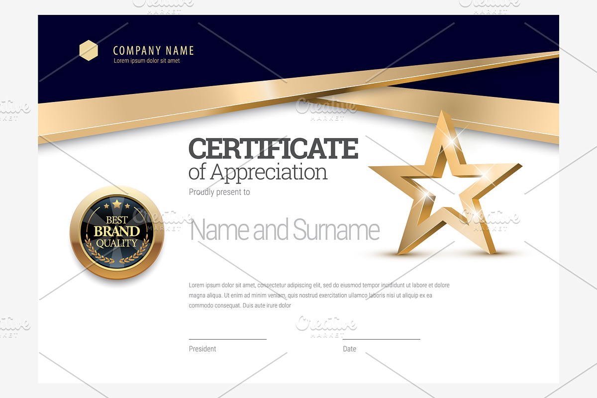 Certificate 396. Diploma template, a Decorative Illustration by Sunny (Photo 1 of 3)