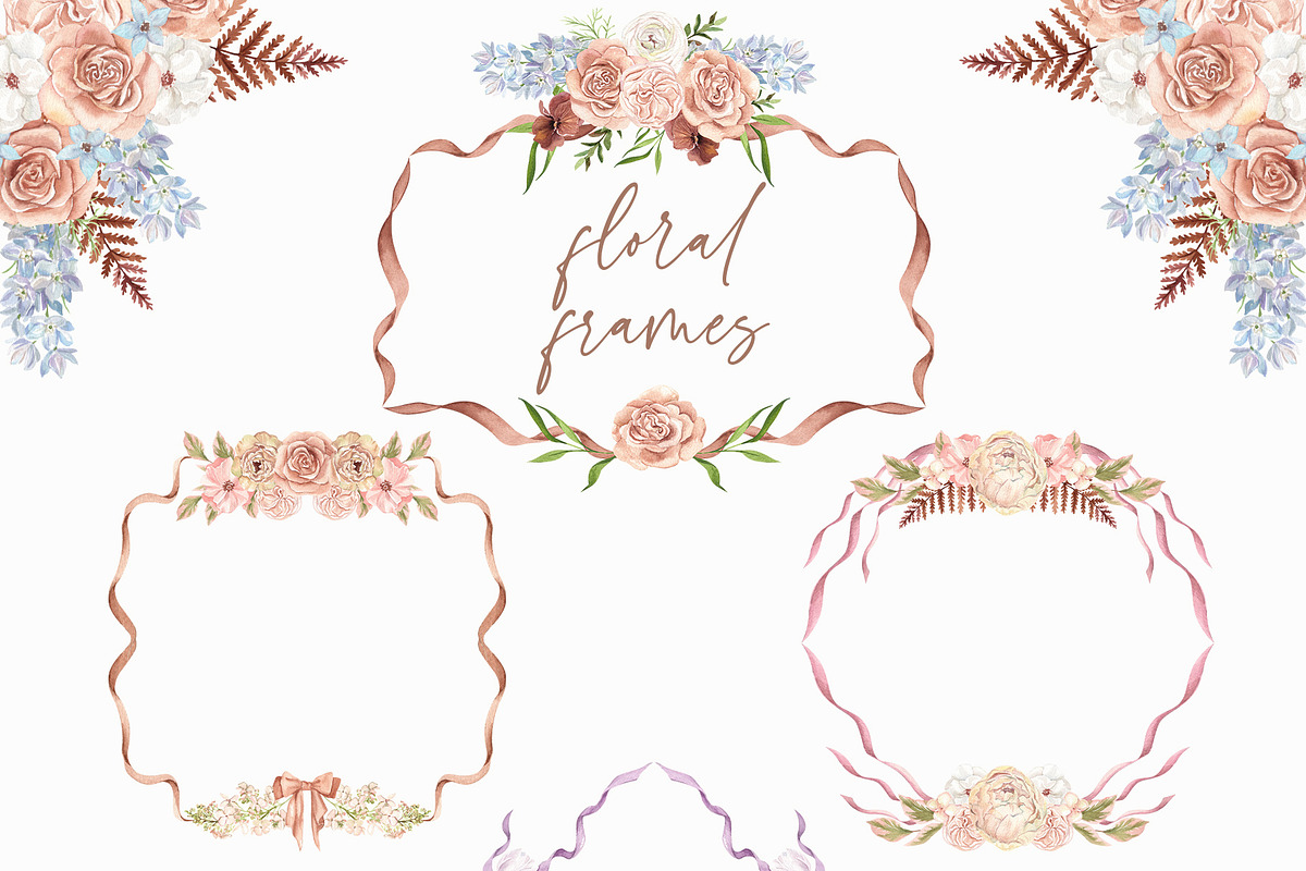 Mocha Mousse Flowers Pantone 2025, a Decorative Illustration by Catch the Dream Art (Photo 7 of 17)