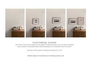 Artwork Frame Photo Mockup Bundle