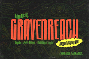Gravenreach - Rugged Display Font