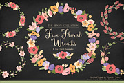Floral Vector Wreaths in Wildflowers, an Illustration by Amanda Ilkov (Thumbnail 3 of 4)