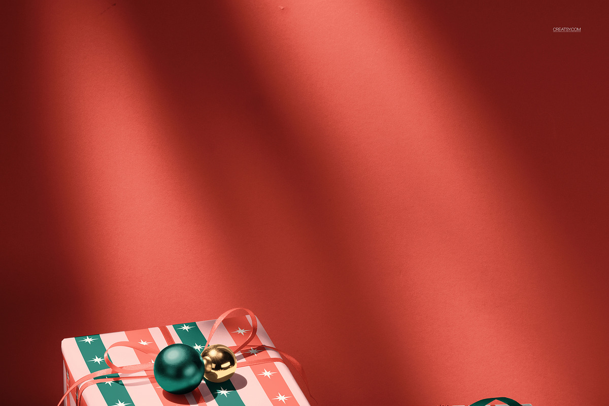 Christmas Decor & Wrapping Mockup, a Packaging Mockup by creatsy5 (Photo 31 of 35)