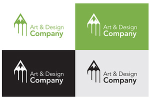 Art design company logo