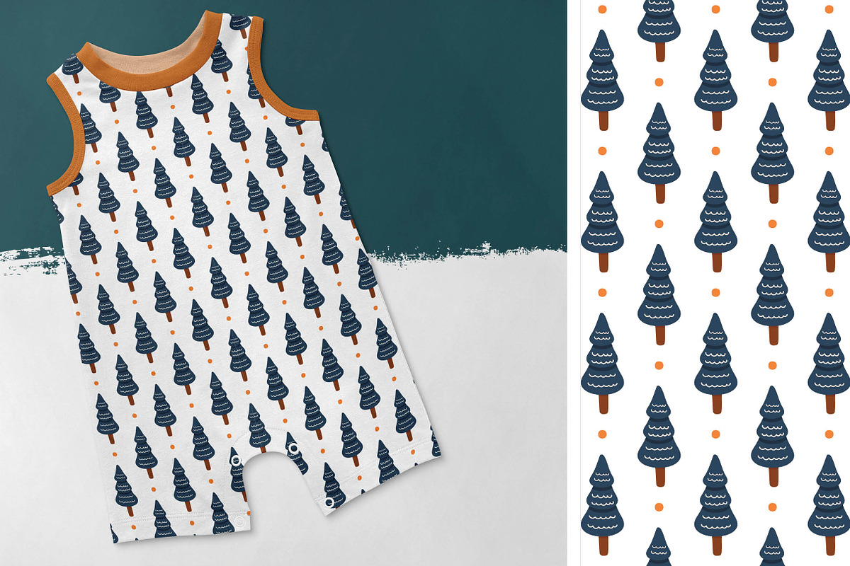 Camping Seamless Pattern Bundle, a Pattern Graphic by Alanna Messina Design Co (Photo 7 of 8)