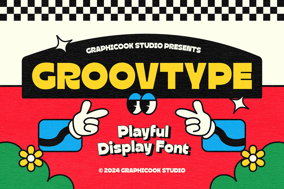 Groovtype, a Sans Serif Font by graphicook (Photo 1 of 10)