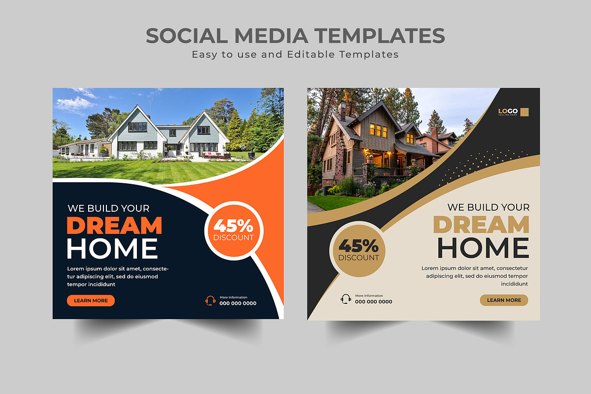 Construction social media post, a Social Media Template by Designgrove