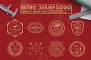 Retro Badge & Stamp Logo 2, a Branding & Logo Template by The Craftsman (Thumbnail 3 of 10)