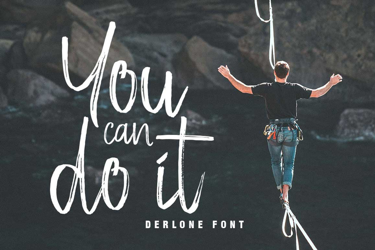 Derlon, a Handwritten Font by Soft Creative (Photo 6 of 9)