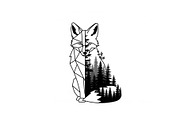 Fox Forest Silhouette Vector Bundle, an Illustration by Creativeshirt (Thumbnail 24 of 31)