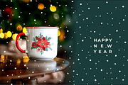 Merry Christmas. Seamless patterns, a Pattern Graphic by Nadia Grapes (Thumbnail 7 of 7)