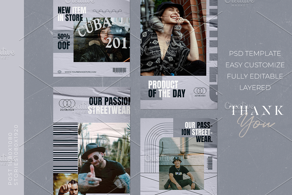 Hype Instagram Template - Hybreet, a Social Media Template by Gibcreat (Photo 4 of 4)