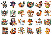 Watercolor Fall Fonky's Autumn Clipa, an Illustration by DreamPrint404 (Thumbnail 5 of 5)