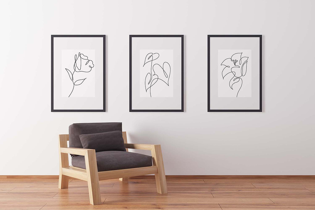 Minimalist Botanical One Line Sketch, an Illustration by MYDesign (Photo 2 of 5)
