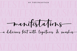 Manifestations Script Font
